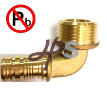 hot forging Low lead brass straight male thread pex fitting manufacturer